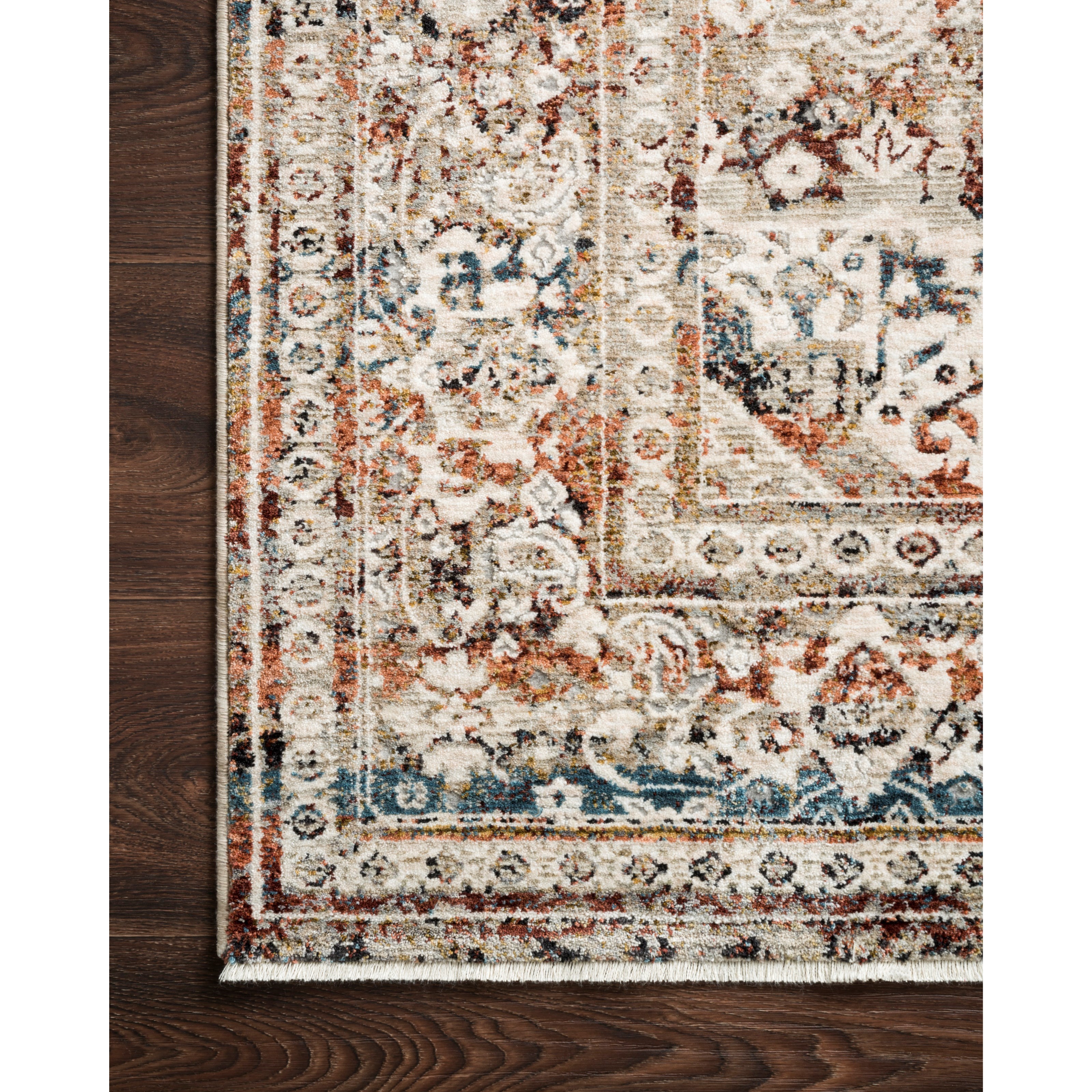 Loloi Rugs Theia 11'6" x 16' Taupe / Brick Rug