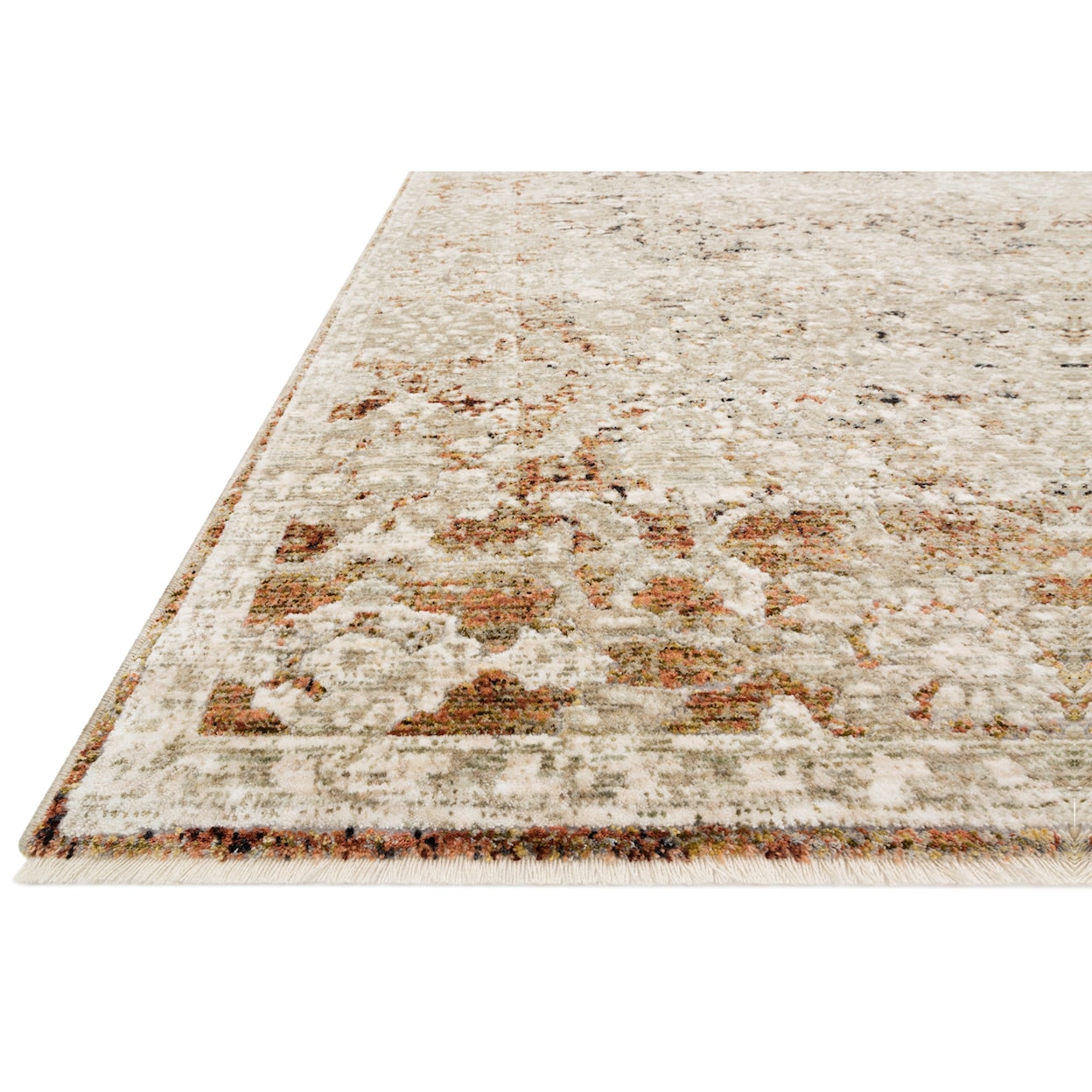 Loloi Rugs Theia 2'10" x 12'6" Natural / Rust Rug