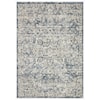 Loloi Rugs Theory 18" x 18"  Ivory / Blue Rug