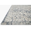 Reeds Rugs Theory 18" x 18"  Ivory / Blue Rug