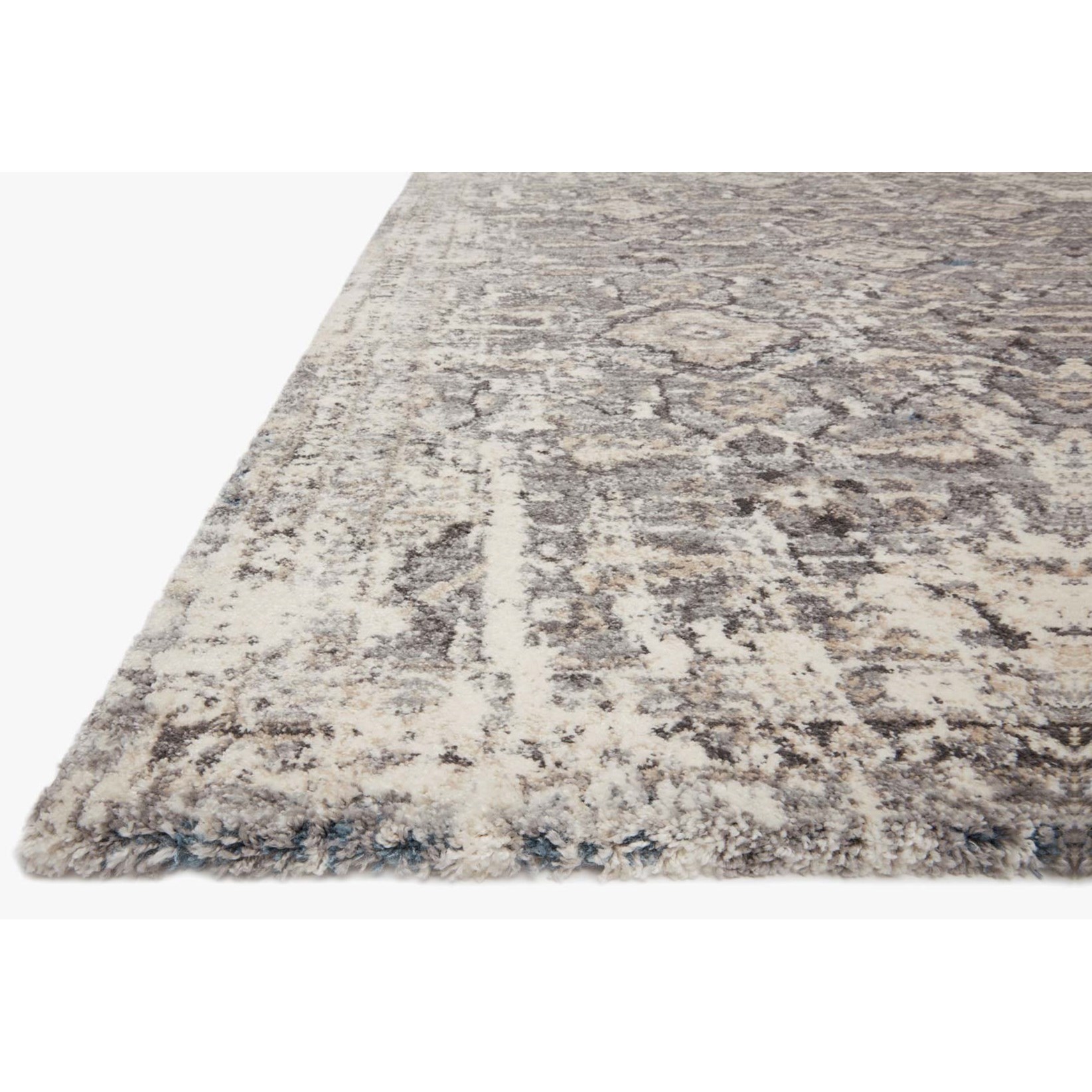 Loloi Rugs Theory 18" x 18"  Natural / Grey Rug