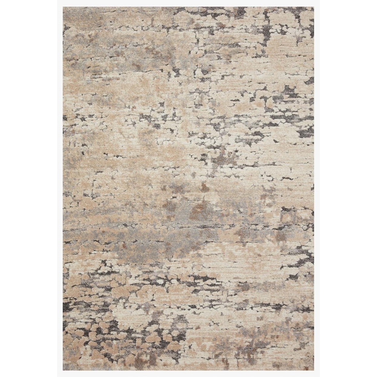 Reeds Rugs Theory 18" x 18"  Taupe / Grey Rug