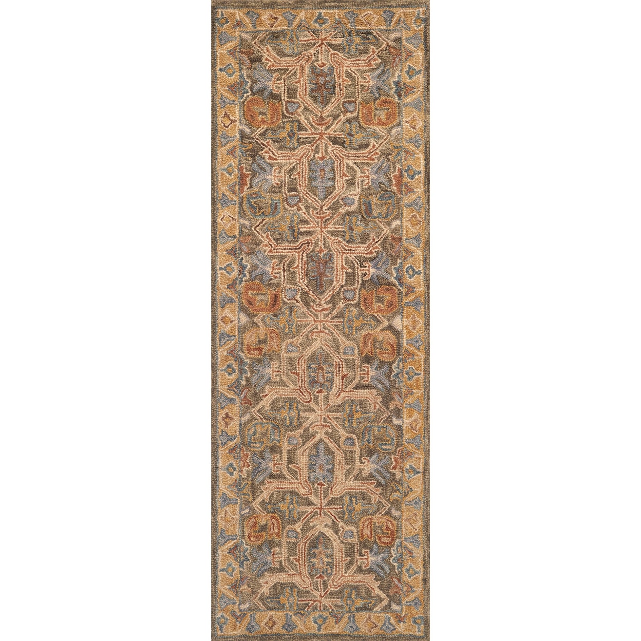 Reeds Rugs Victoria 1'6" x 1'6"  Walnut / Multi Rug