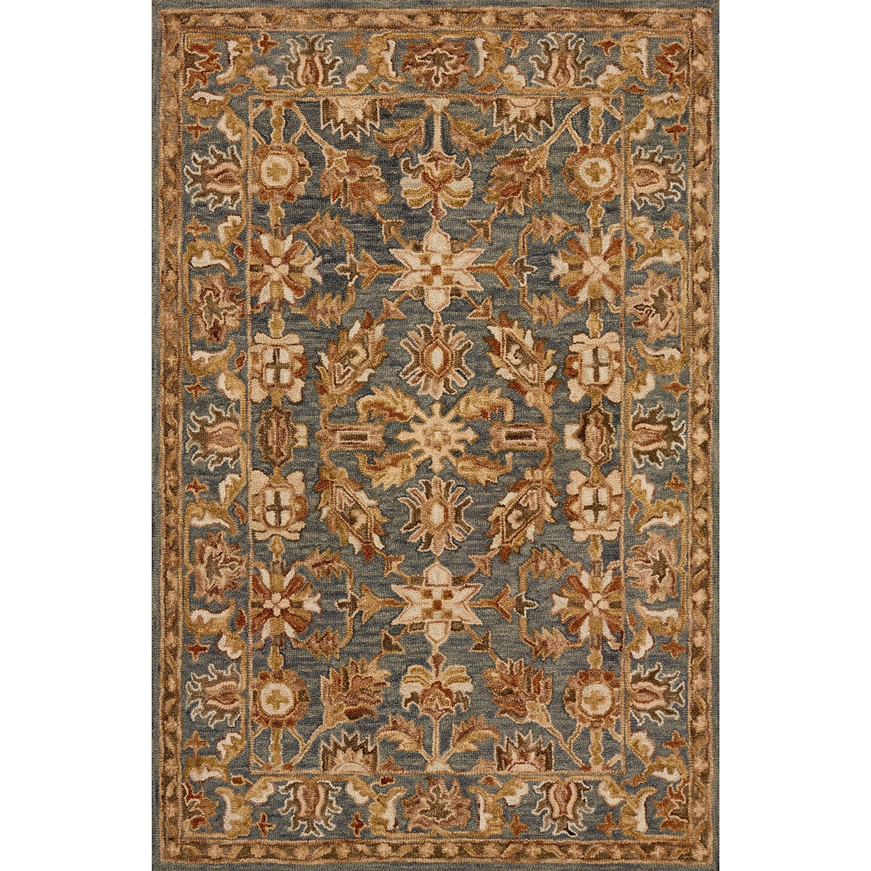 Loloi Rugs Victoria 1'6" x 1'6"  Slate / Slate Rug