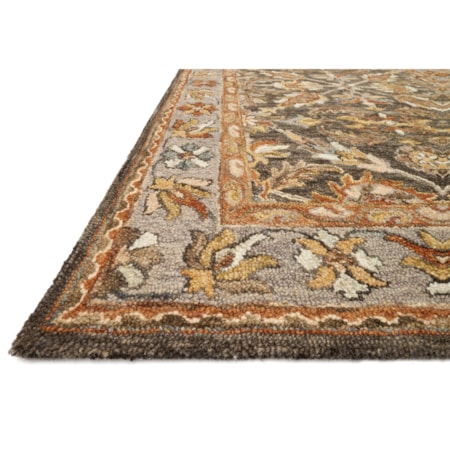 1'6" x 1'6"  Dk Taupe / Grey Rug