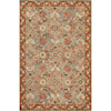 Reeds Rugs Victoria 1'6" x 1'6"  Slate / Terracotta Rug