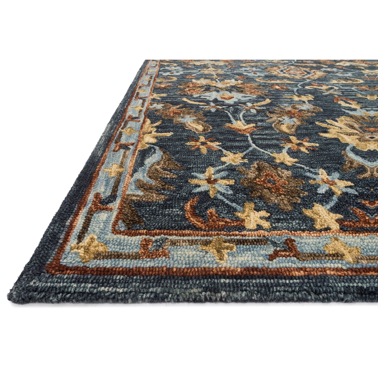 Loloi Rugs Victoria 2'6" x 7'6" Denim / Multi Rug