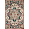 Reeds Rugs Victoria 1'6" x 1'6"  Blue / Red Rug