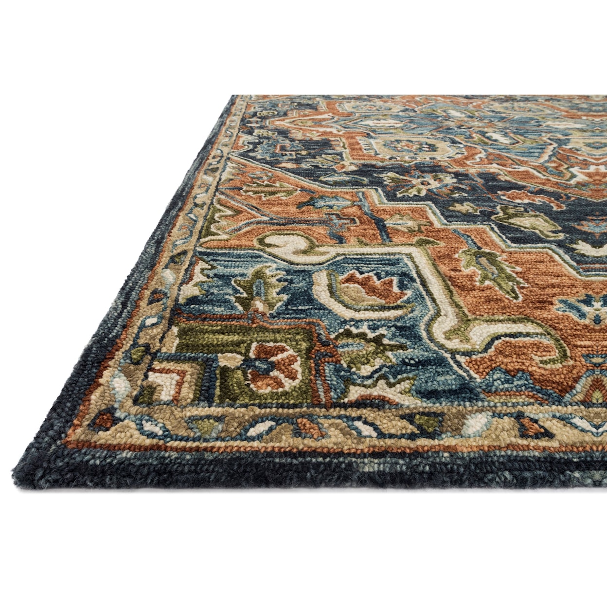 Loloi Rugs Victoria 3'6" x 5'6" Rust / Multi Rug