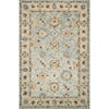 Reeds Rugs Victoria 1'6" x 1'6"  Lt. Blue / Natural Rug