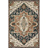 Loloi Rugs Victoria 1'6" x 1'6"  Blue / Multi Rug