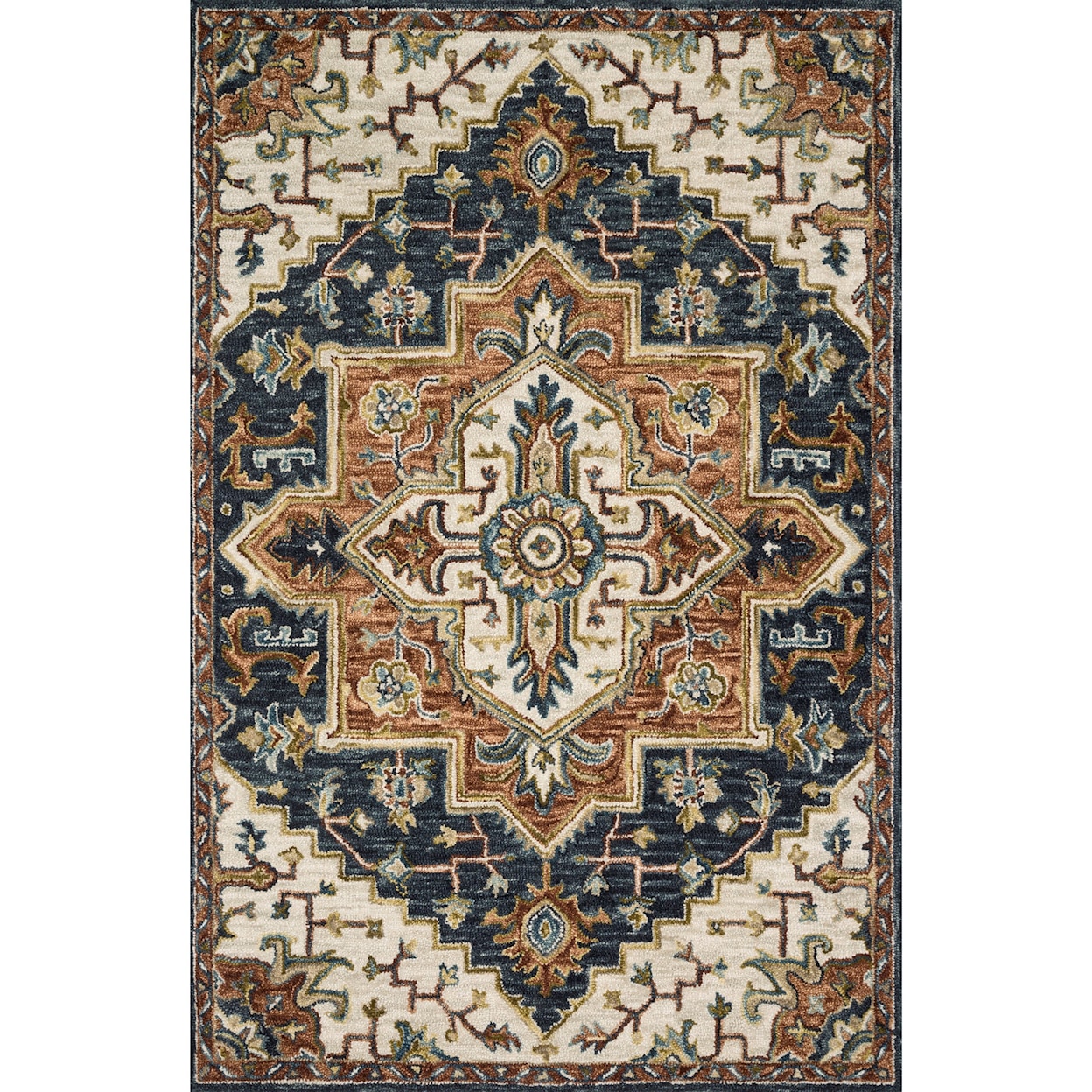 Reeds Rugs Victoria 2'3" x 3'9" Blue / Multi Rug