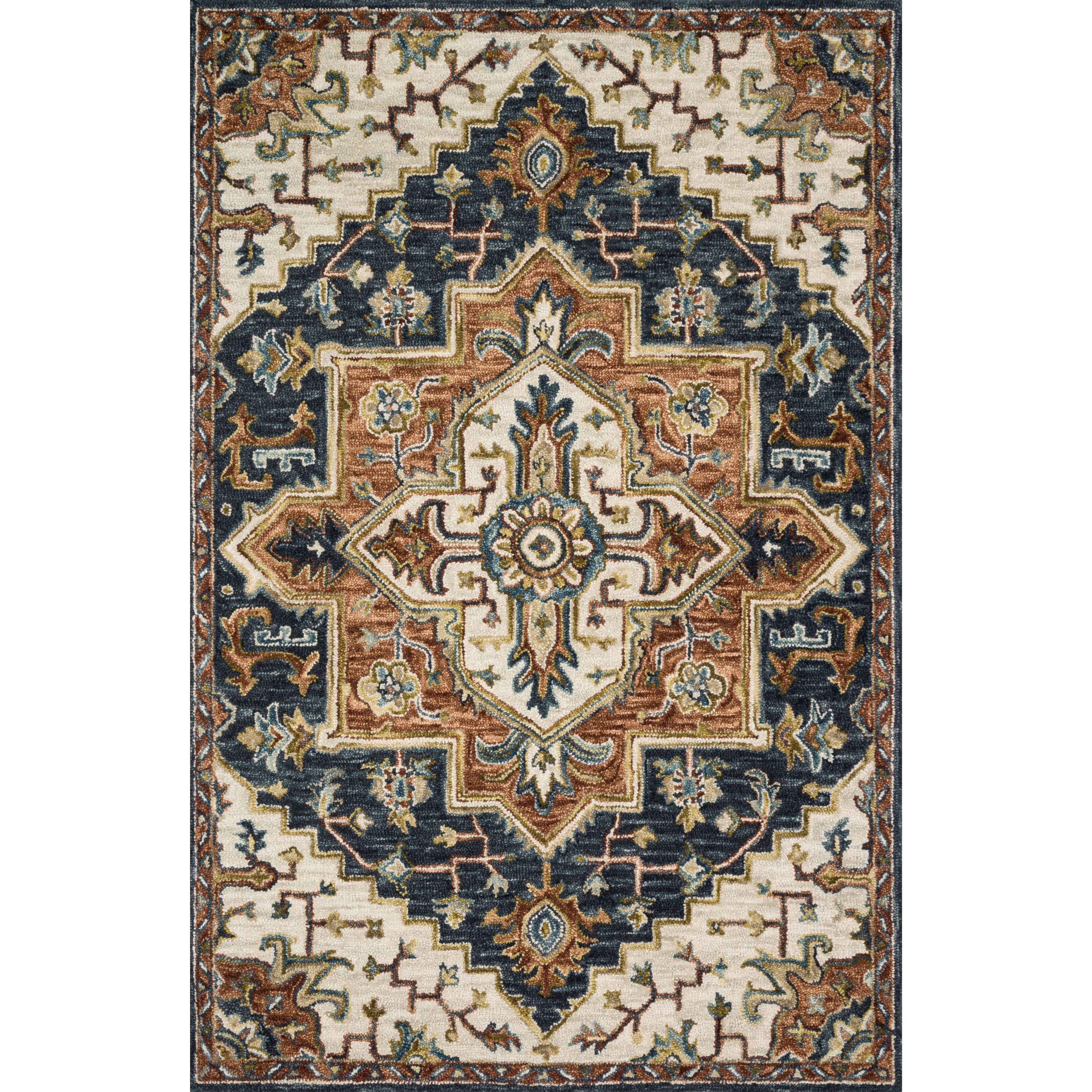 Loloi Rugs Victoria 7'9" x 9'9" Blue / Multi Rug