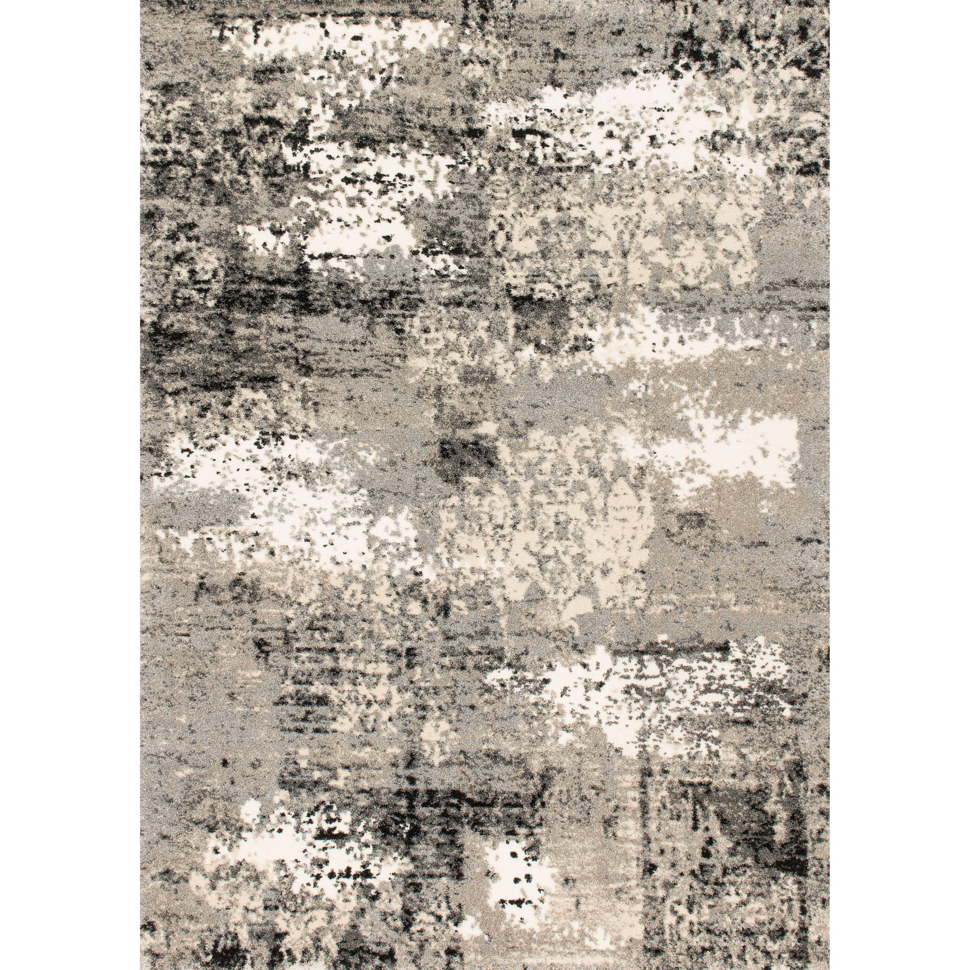 1'6" x 1'6"  Grey Rug