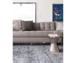 Loloi Rugs Viera 1'6" x 1'6" Lt. Blue / Grey Rug