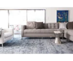 Loloi Rugs Viera 1'6" x 1'6" Lt. Blue / Grey Rug