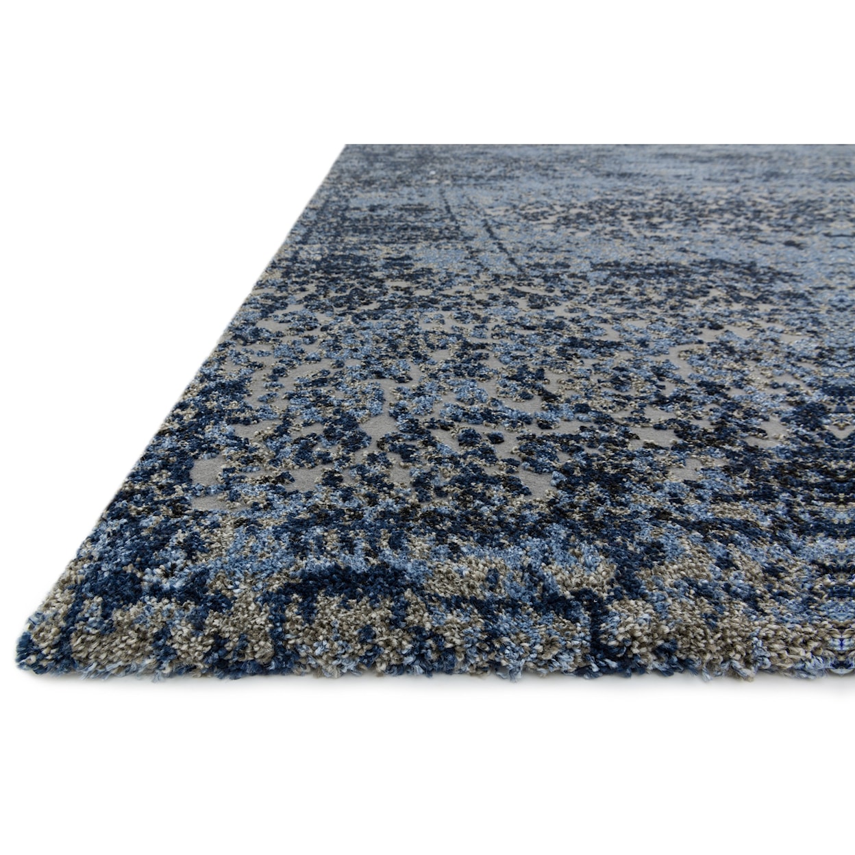 Loloi Rugs Viera 1'6" x 1'6"  Lt. Blue / Grey Rug