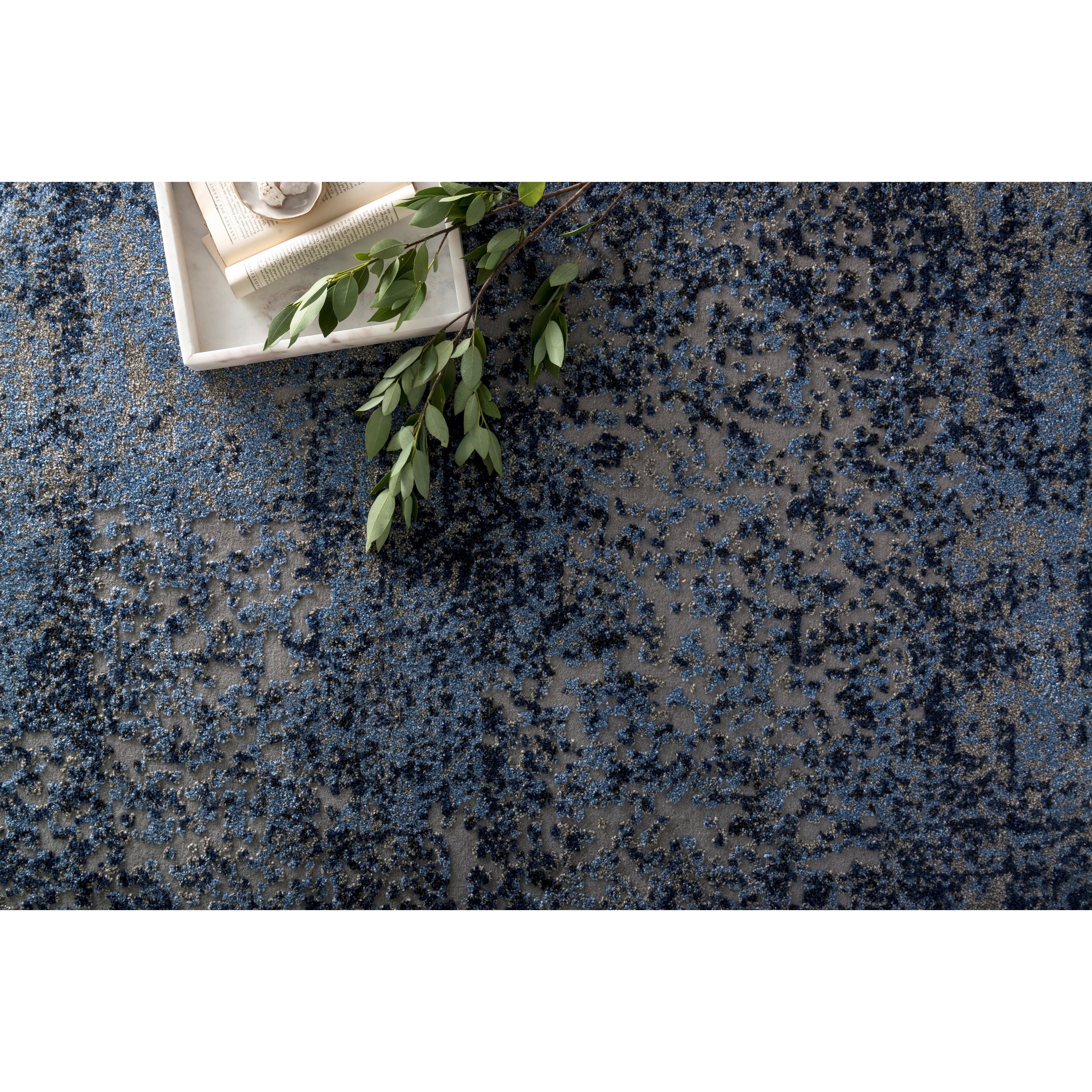Loloi Rugs Viera 8'11" x 12'5" Grey / Navy Rug