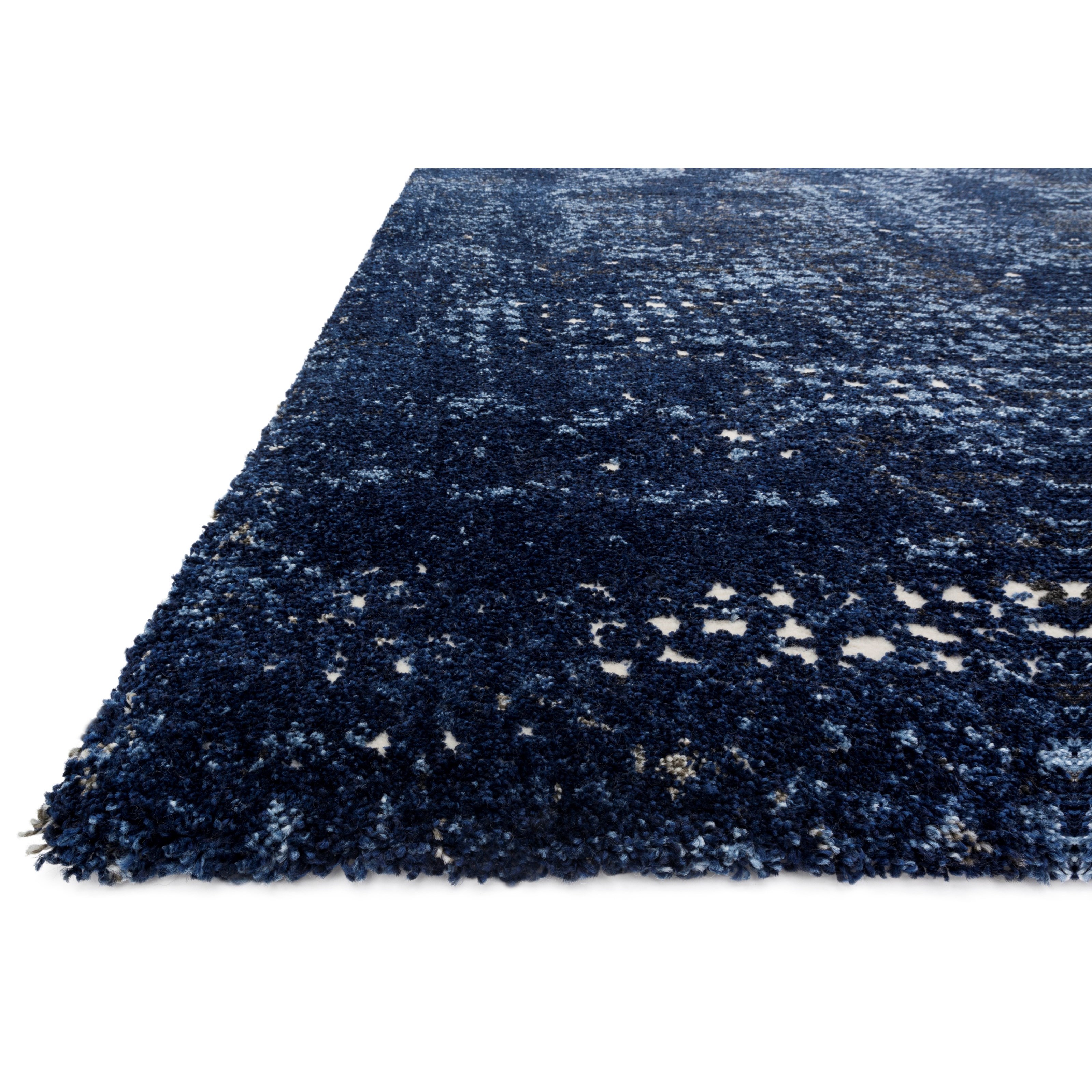 Loloi Rugs Viera 1'6" x 1'6"  Dark Blue / Light Blue Rug