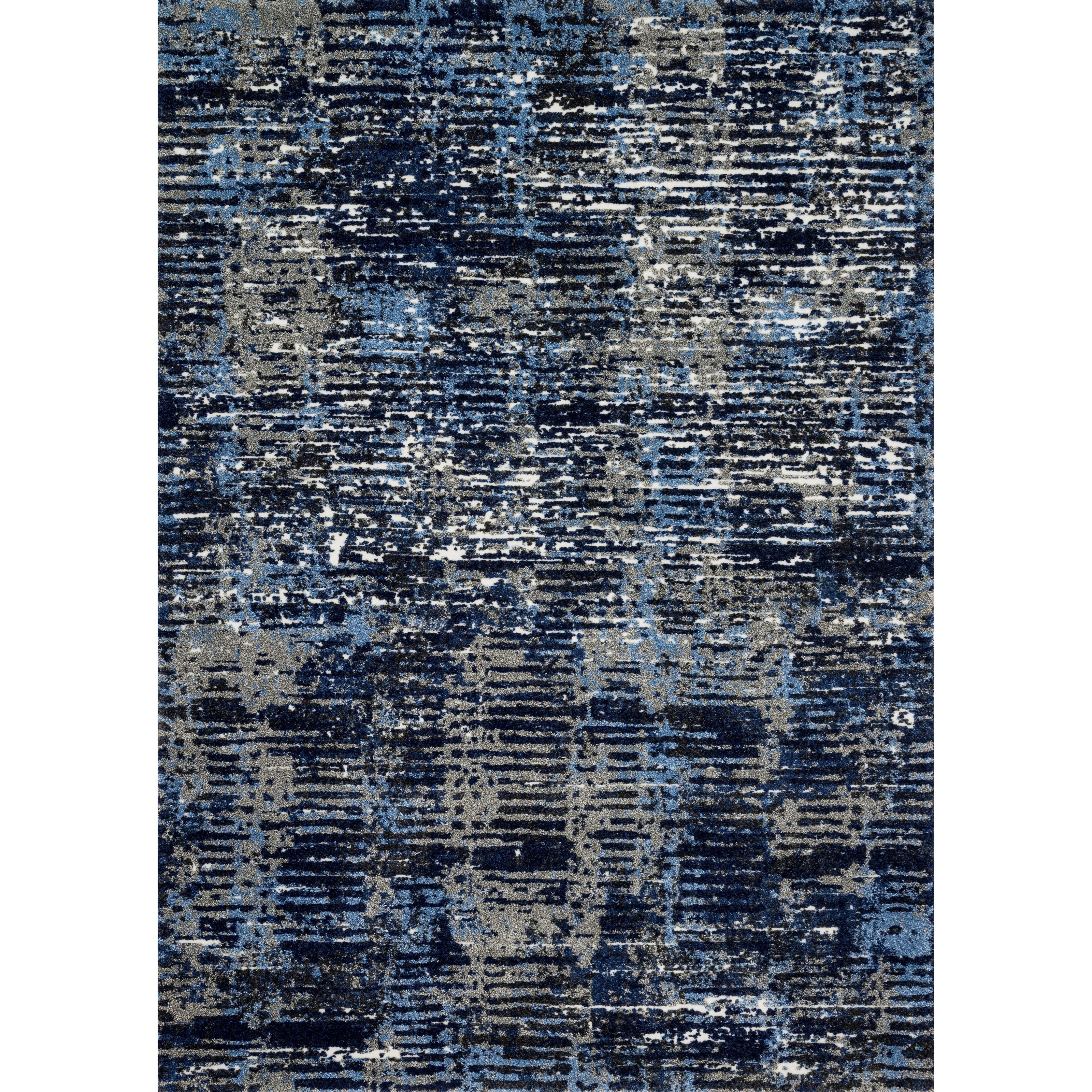 Loloi Rugs Viera 1'6" x 1'6"  Dark Blue / Grey Rug