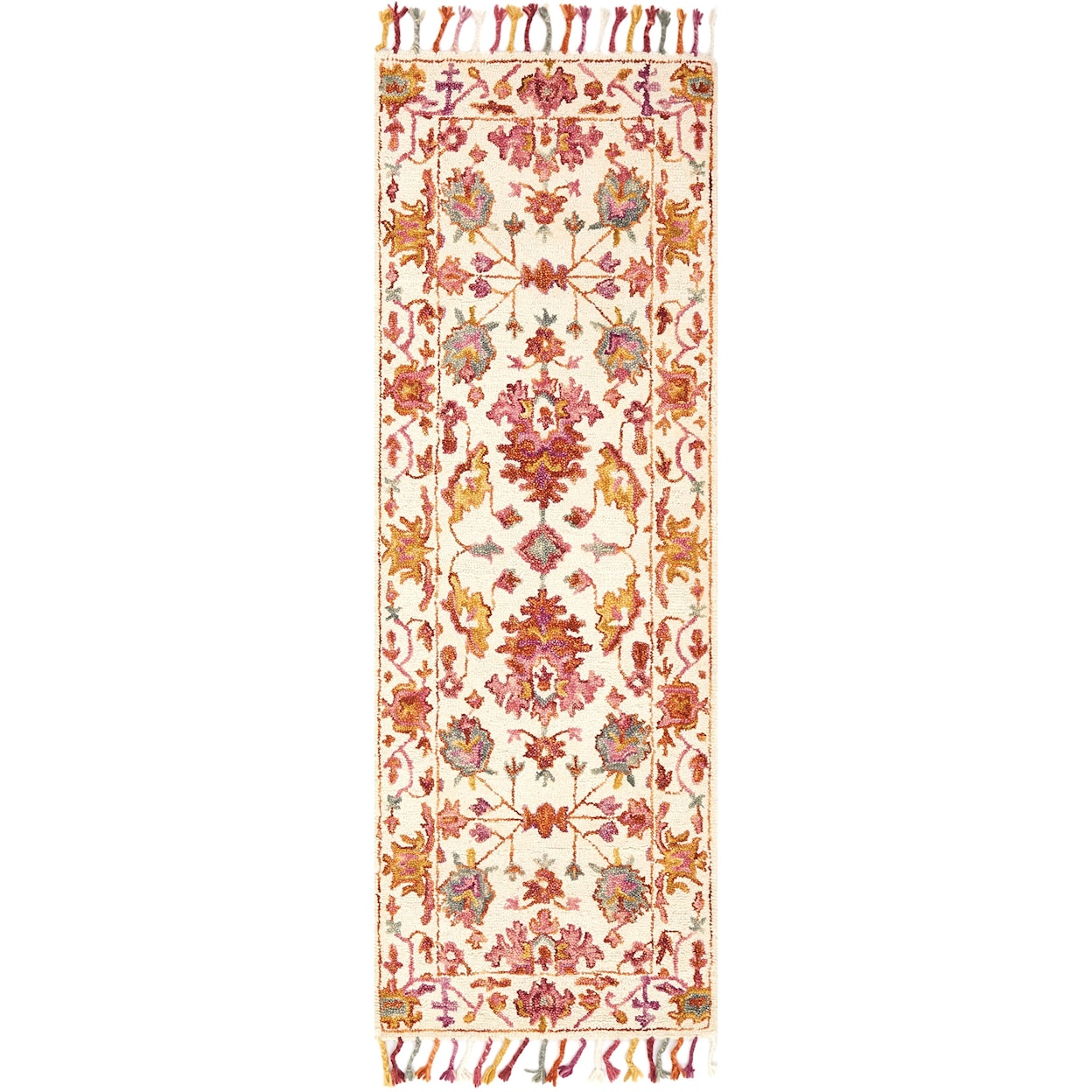 Reeds Rugs Zharah 1'6" x 1'6"  Berry Rug