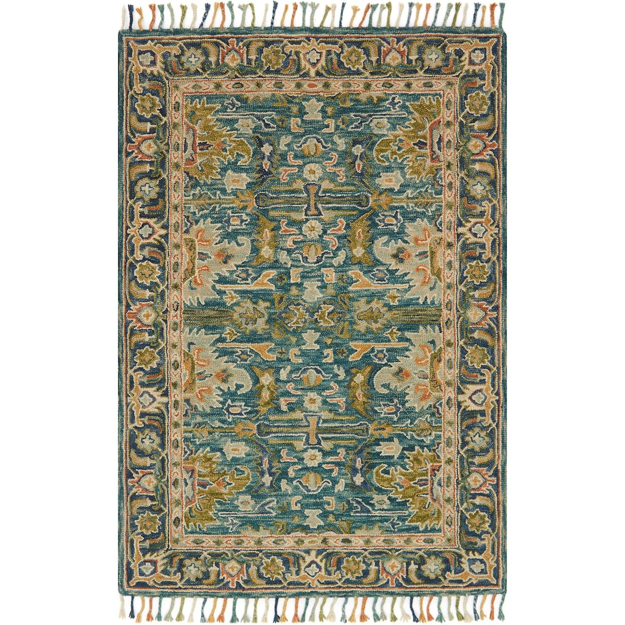 Loloi Rugs Zharah 1'6" x 1'6"  Blue / Navy Rug