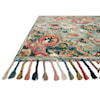 Loloi Rugs Zharah 1'6" x 1'6"  Light Blue / Multi Rug