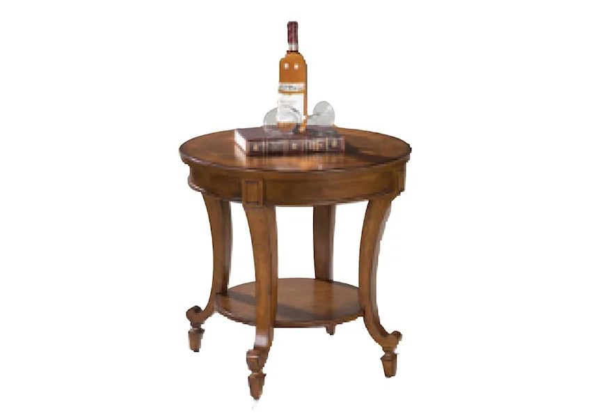 Aidan Occasional Tables Round End Table by Magnussen Home at Furniture and More