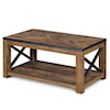 Magnussen Home Penderton Occasional Tables Small Rectangular Cocktail Table (w/ caste