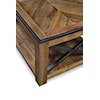 Magnussen Home Penderton Occasional Tables Small Rectangular Cocktail Table (w/ caste