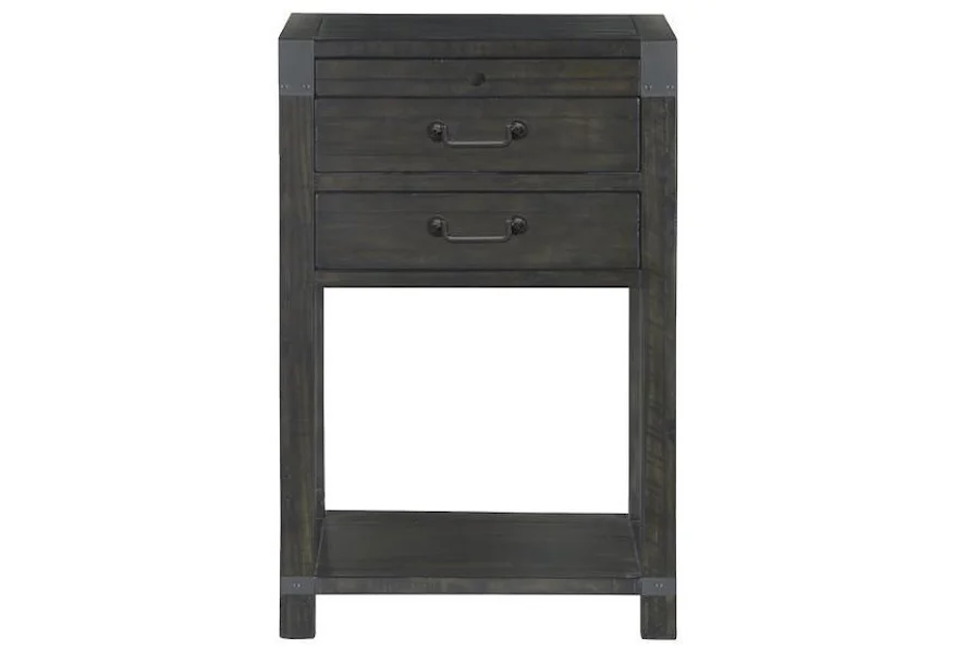 Abington Bedroom 2-Drawer Open Nightstand by Magnussen Home at Howell Furniture