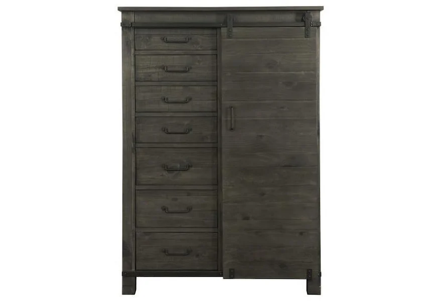 Abington Bedroom 7-Drawer Door Chest by Magnussen Home at Furniture and More