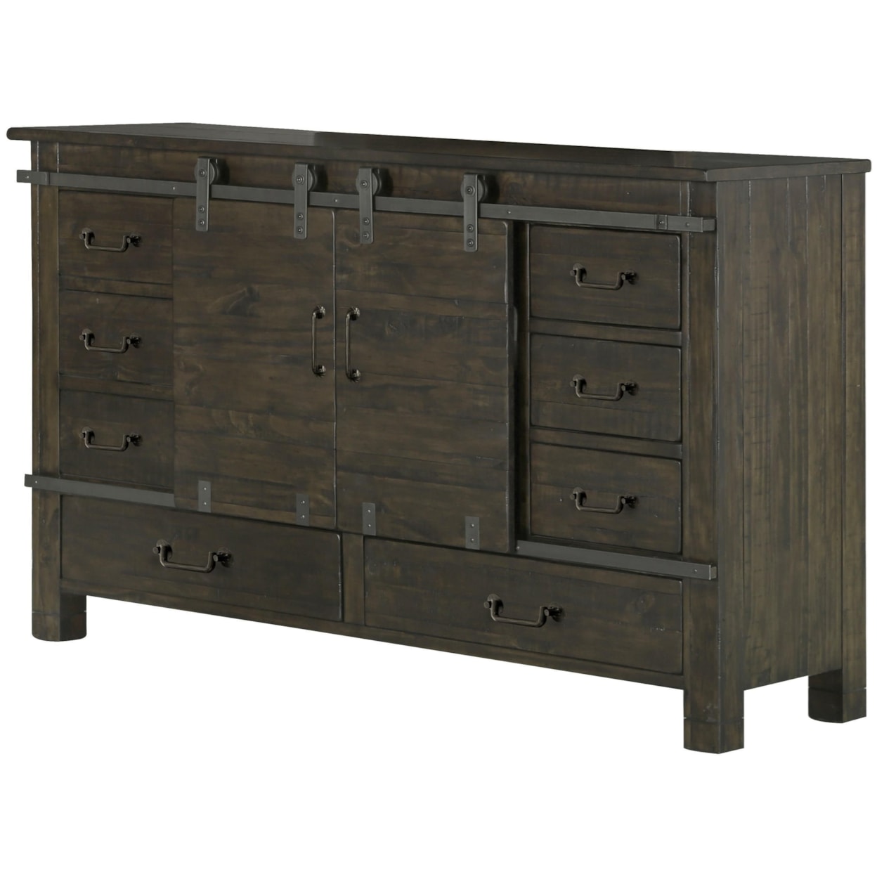 Magnussen Home Abington Bedroom Sliding Door Dresser