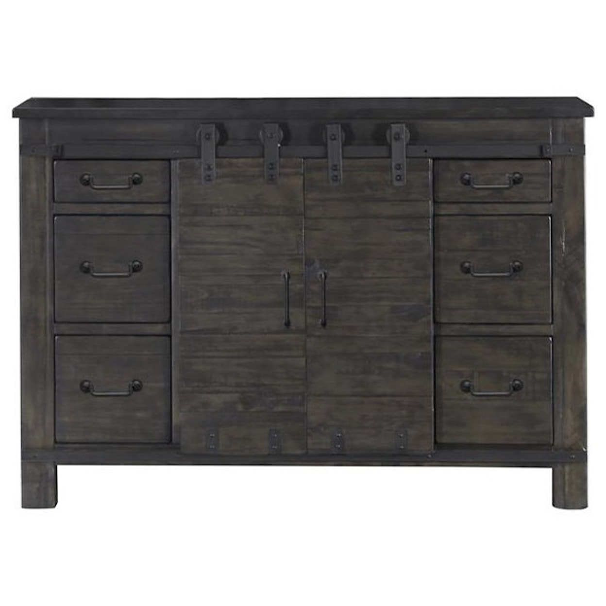 Magnussen Home Abington Bedroom 6-Drawer Media Chest