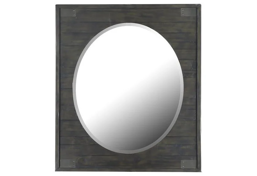 Abington Bedroom Portrait Oval Mirror by Magnussen Home at Furniture and More