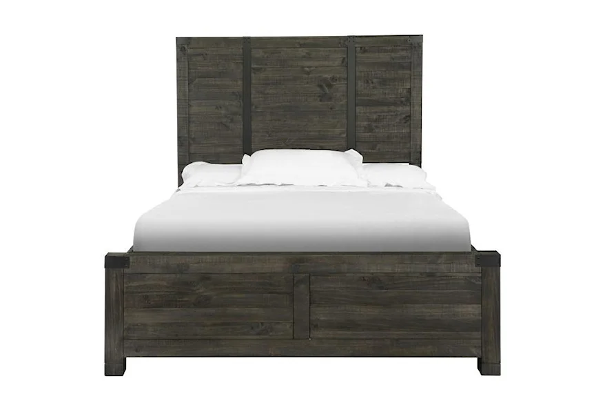 Abington Bedroom King Wood Panel Bed by Magnussen Home at Z & R Furniture