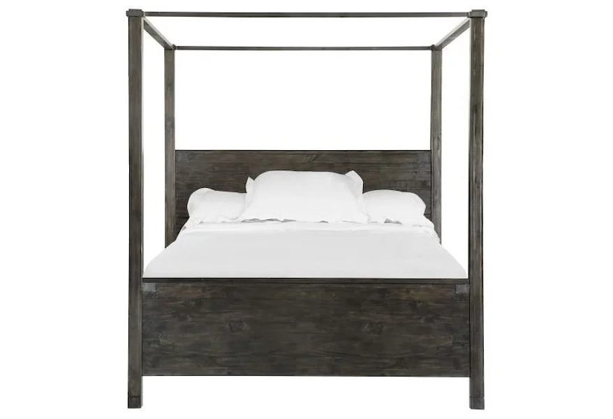 Abington Bedroom California King Wood Poster Bed by Magnussen Home at Furniture and More