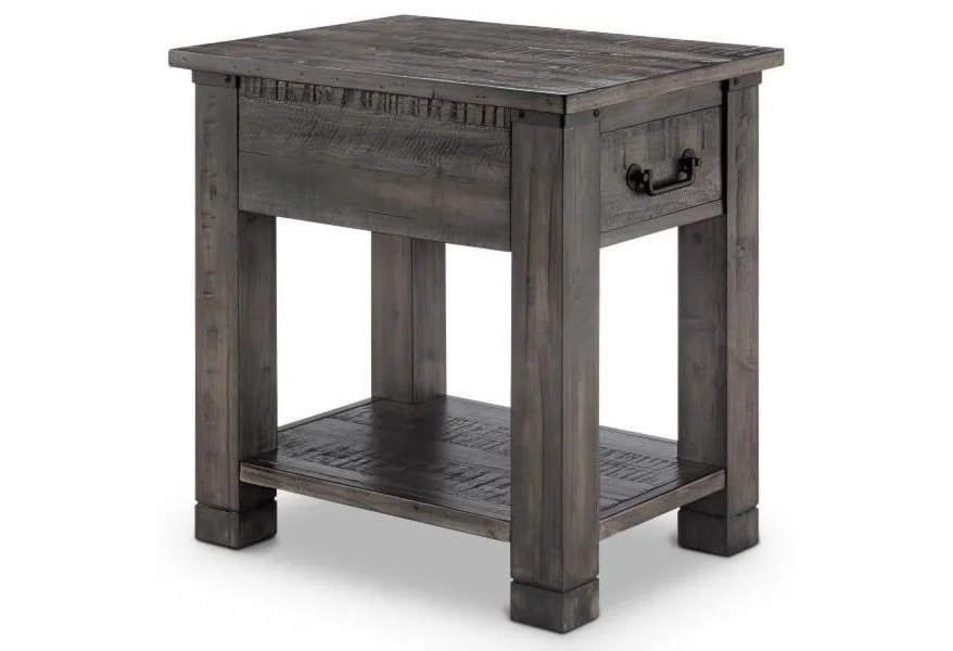 Abington Occasional Tables Rectangular End Table by Magnussen Home at Reeds Furniture