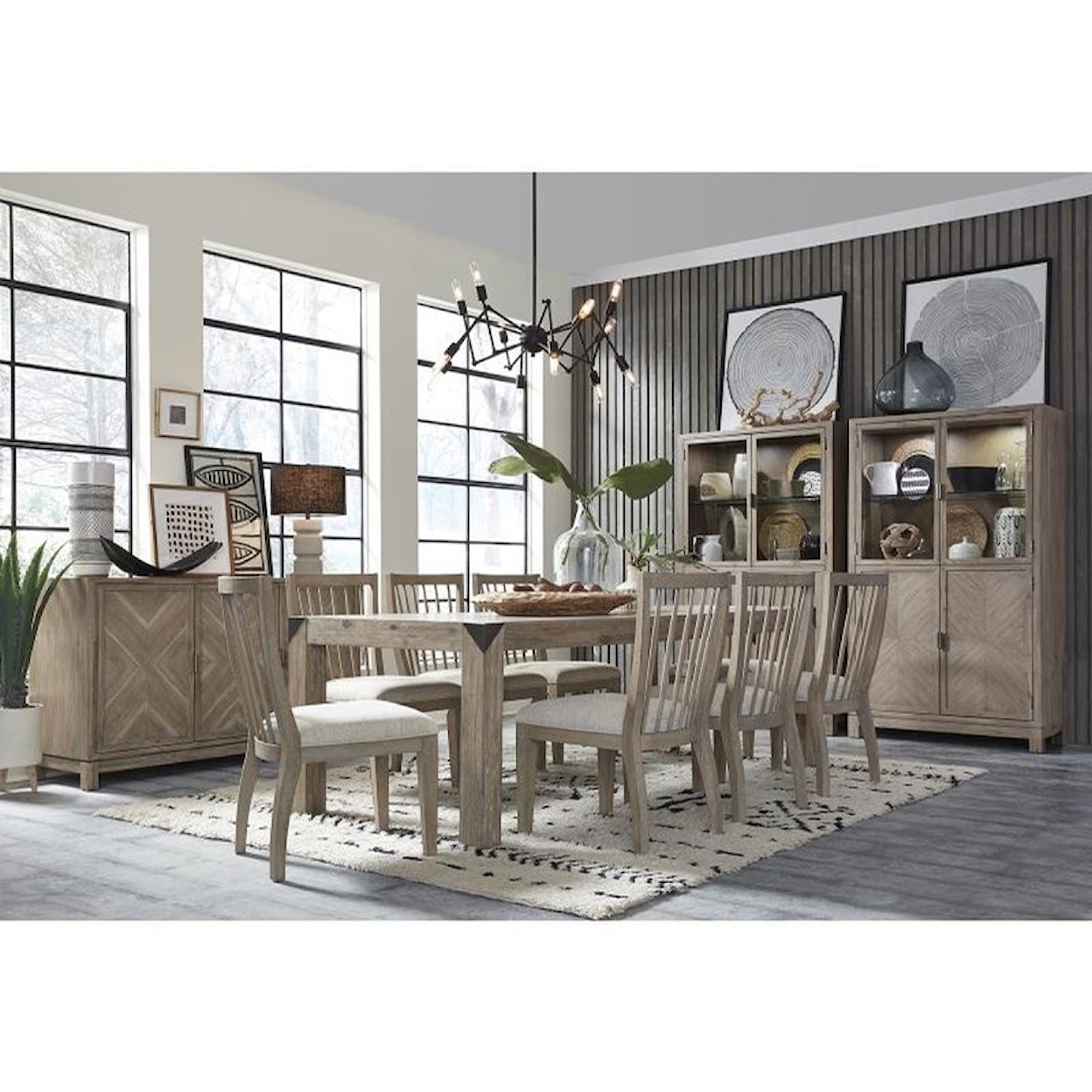 Magnussen Home Ainsley Dining 9-Piece Dining Set