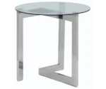 Magnussen Home Aries Occasional Tables Round End Table
