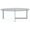 Magnussen Home Aries Occasional Tables Oval Cocktail Table