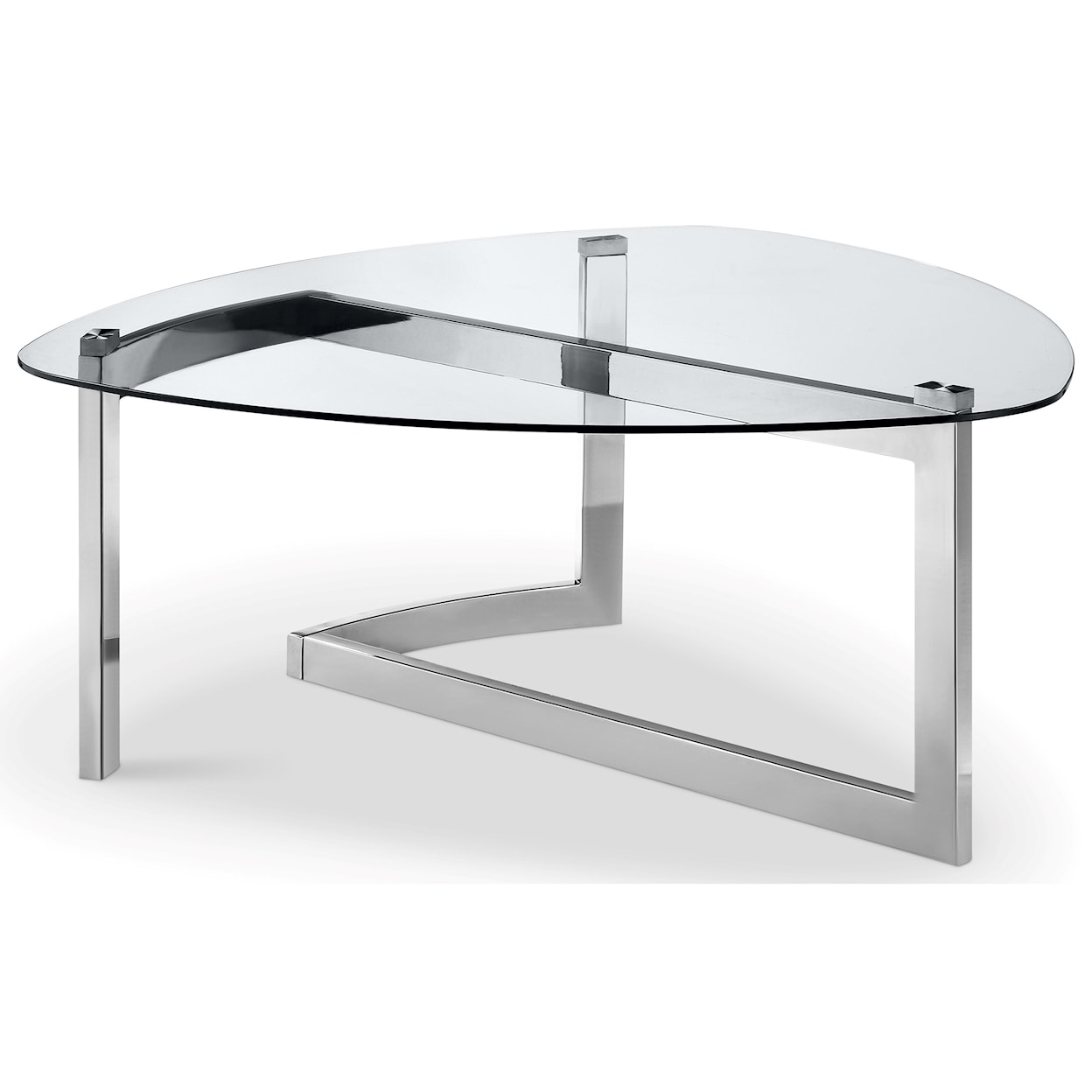 Magnussen Home Aries Occasional Tables Shaped Cocktail Table