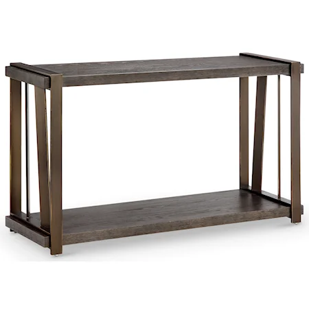 Rectangular Sofa Table with Shelf