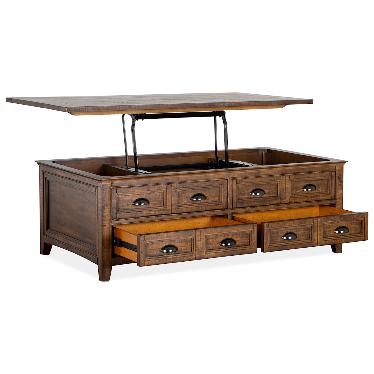 Magnussen Home Bay Creek Occasional Tables Lift Top Cocktail Table