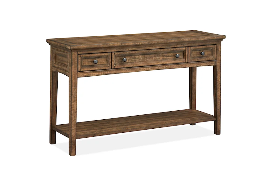 Bay Creek Occasional Tables Sofa Table by Magnussen Home at Darvin Furniture