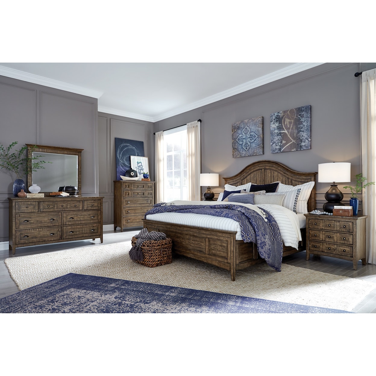 Magnussen Home Bay Creek Bedroom Queen Bedroom Group