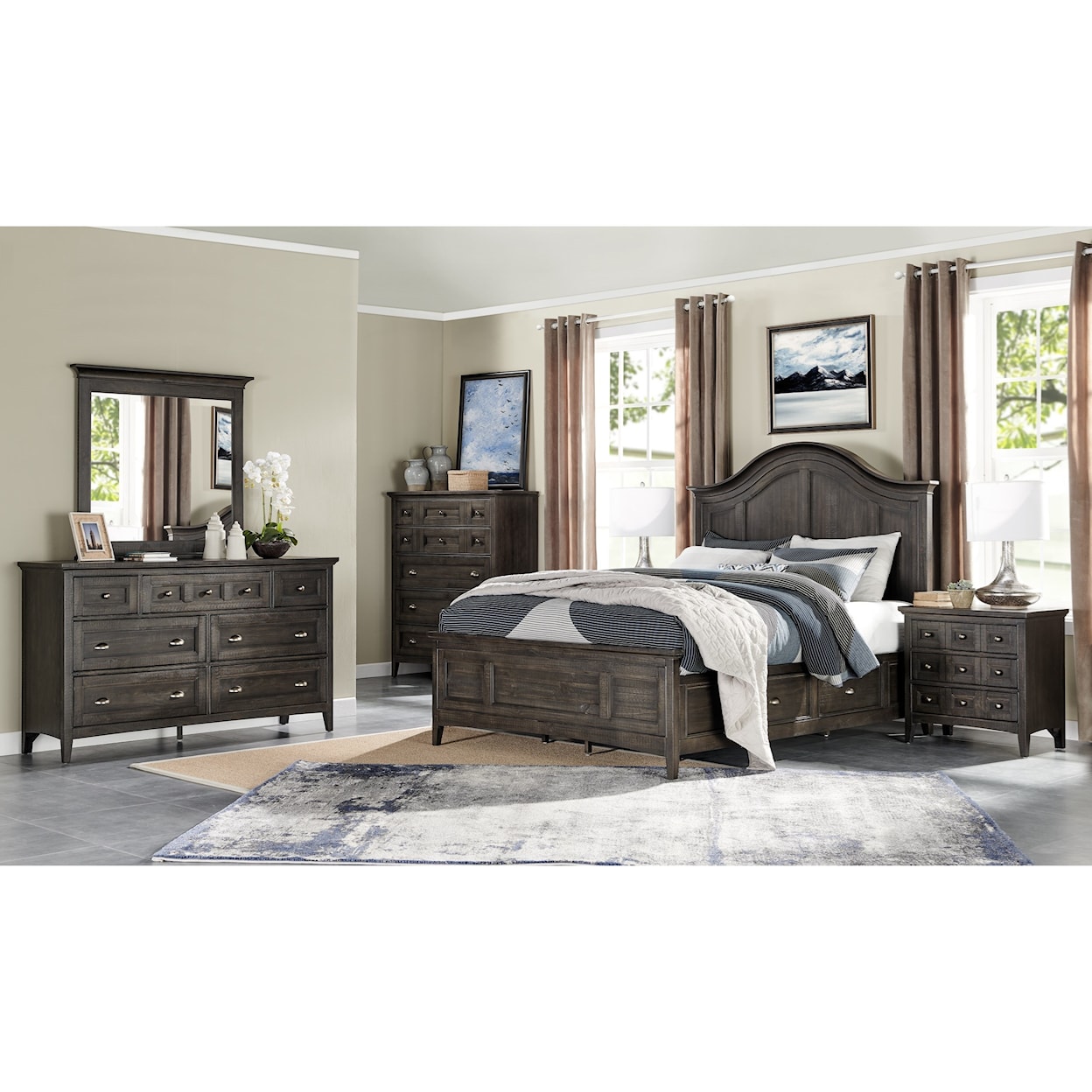 Magnussen Home Westley Falls Bedroom California King Bedroom Group