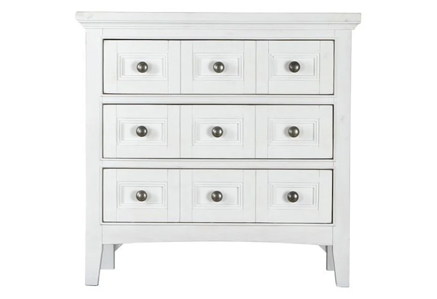 Heron Cove Bedroom 3-Drawer Nightstand by Magnussen Home at Reeds Furniture