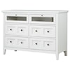 Magnussen Home Heron Cove Bedroom Media Chest