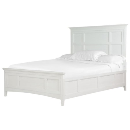 Traditional Queen Panel Bed with Regular Rails